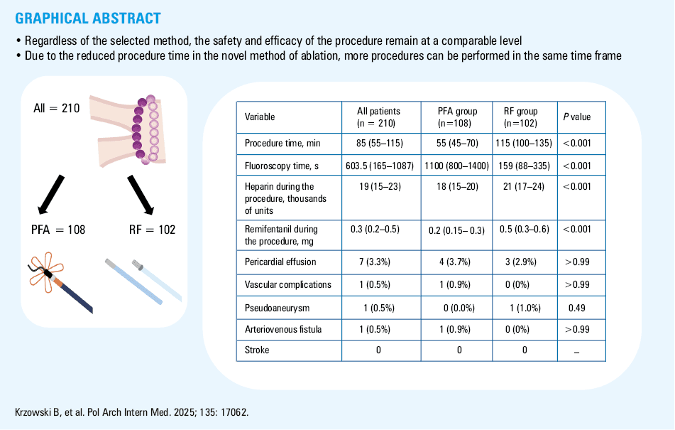 
      Late arrhythmia recurrence rate in patients with atrial fibrillation depending on the ablation method
      Abbreviations: see Table 1
    